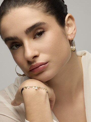 Luxenter Earrings 'Darkba' in Gold: front