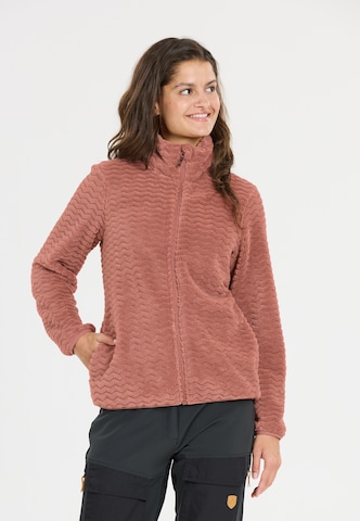 Whistler Athletic fleece jacket 'Matra' in Red: front