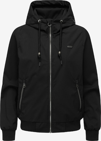 Giacca funzionale 'Nuggeta' di Ragwear Plus in nero: frontale
