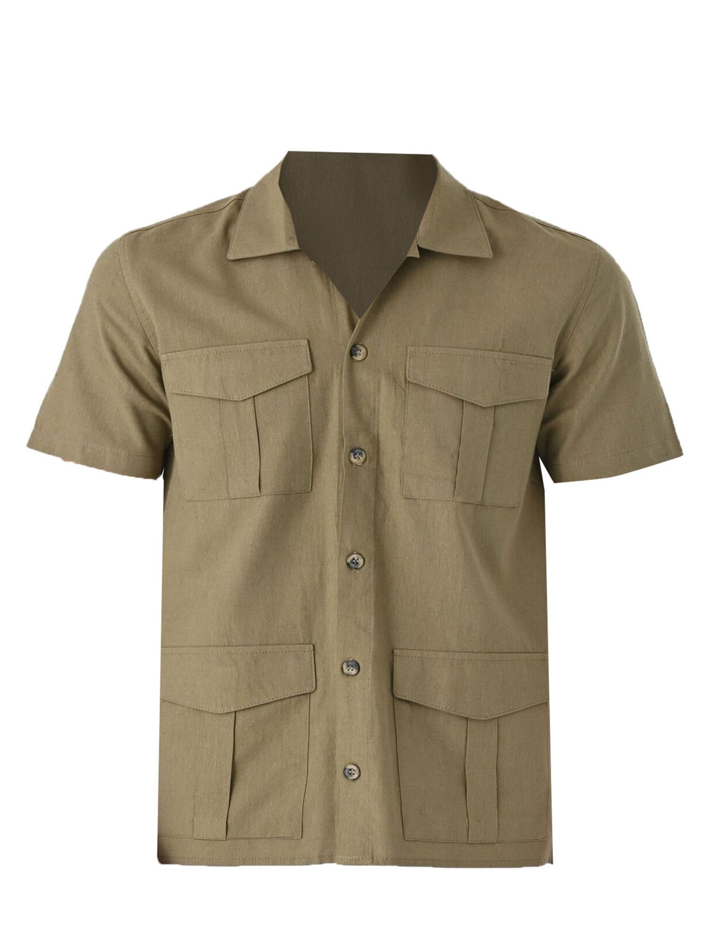 Antioch Regular Fit Skjorte i grøn: forside