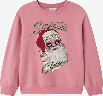 rožinė NAME IT Megztinis be užsegimo: priekis