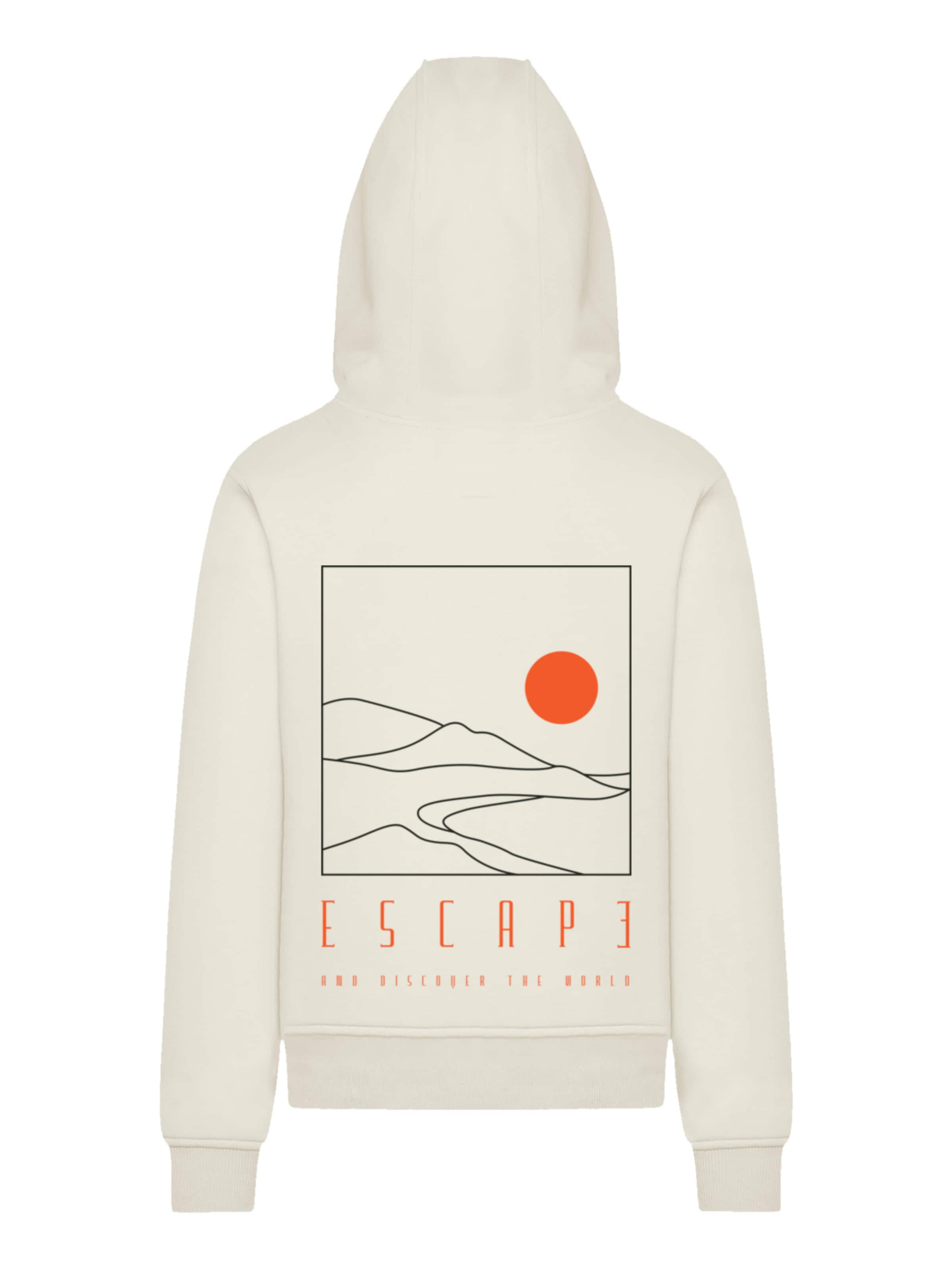 F4NT4STIC Sweatshirt 'Escape Discover the World Landscape' in Beige: Vorderseite