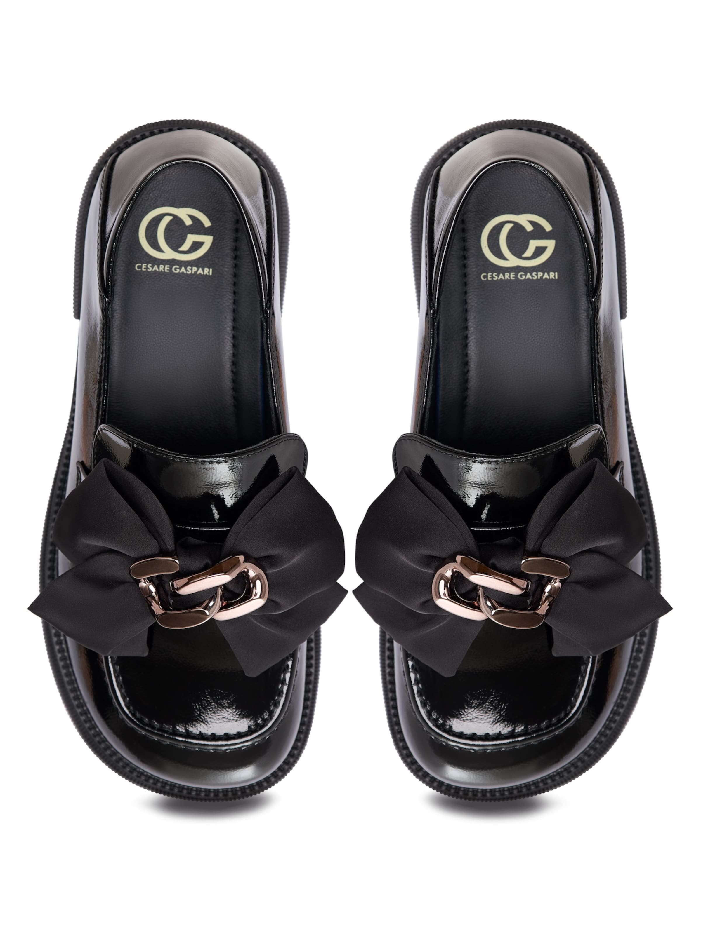 CESARE GASPARI Slip-ons in Black