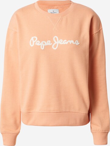 Pepe Jeans Sweatshirt 'Nanettes' in Orange: predná strana