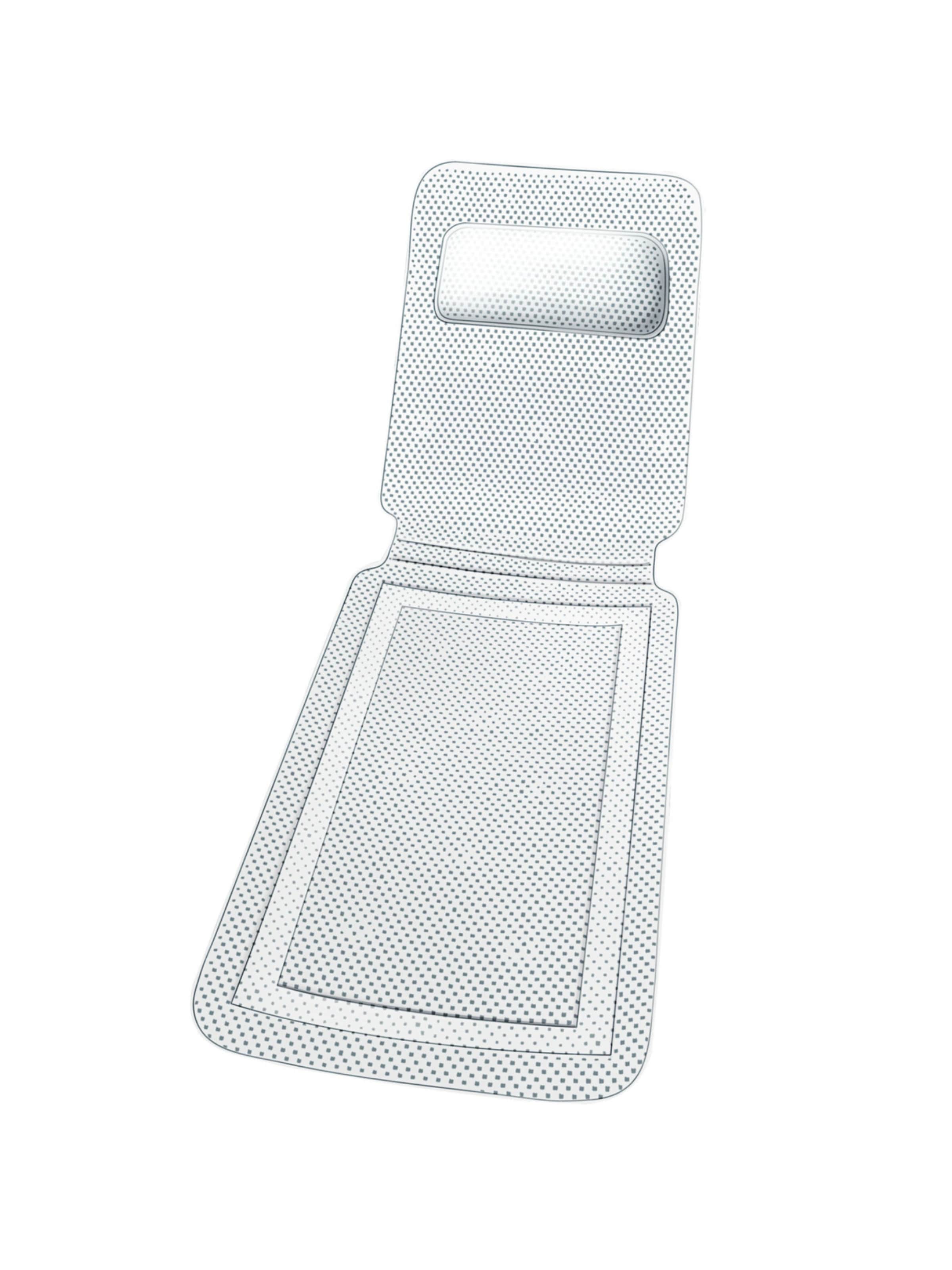 Wenko Shower Accessories 'Komfort' in White: front