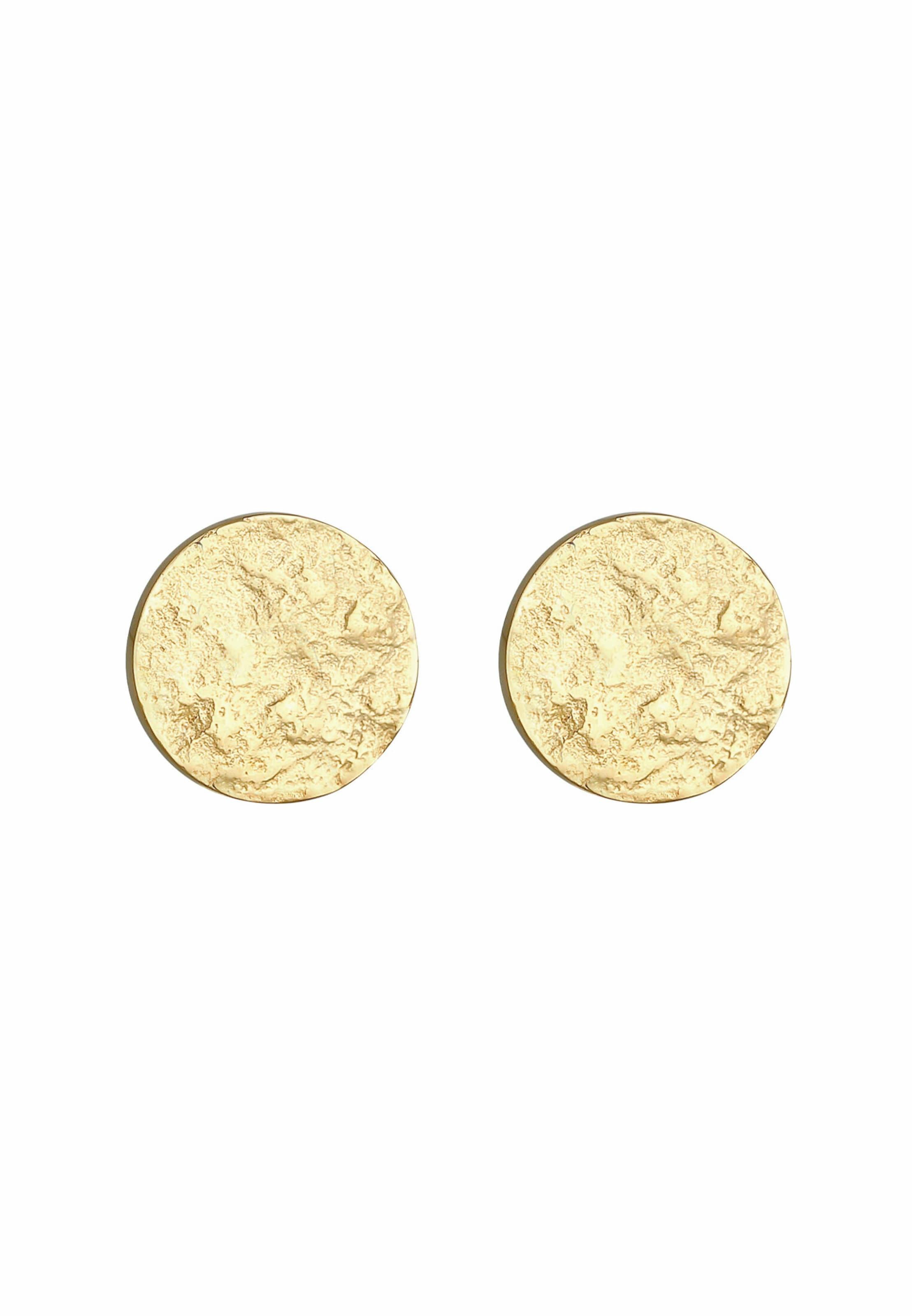 ELLI Earrings &#x27;Geo&#x27; in Gold: front