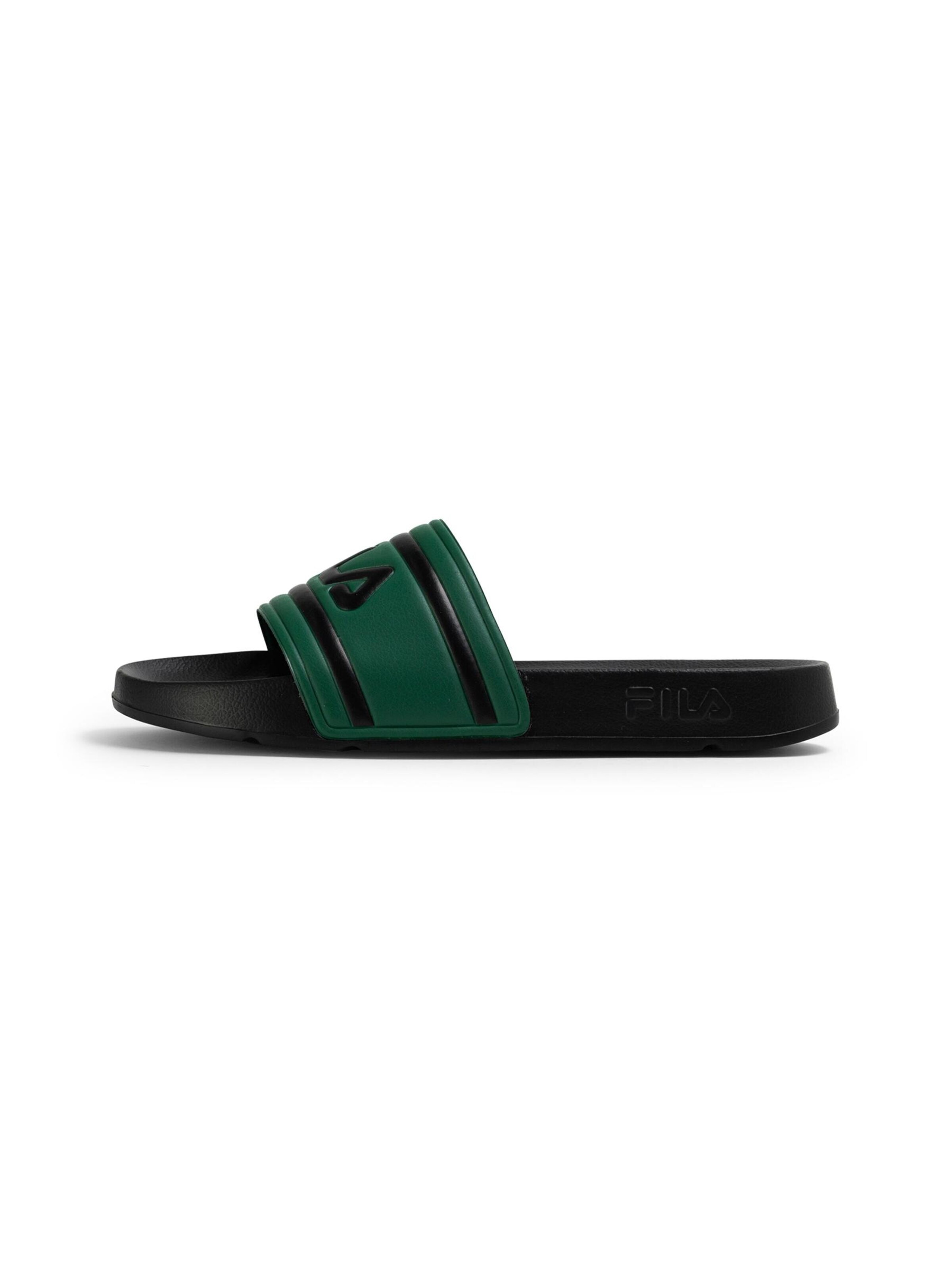 Ciabatta 'MORRO BAY slipper' di FILA in verde: frontale