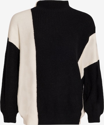 SASSYCLASSY - Pullover oversized em preto: frente