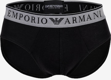 Slip di Emporio Armani in nero: frontale