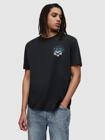 AllSaints - Camiseta 'TOMKAT' en negro: frente