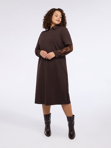 Fiorella Rubino Jurk in Bruin