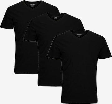 JACK & JONES Shirt 'Organic Basic' in Black: front