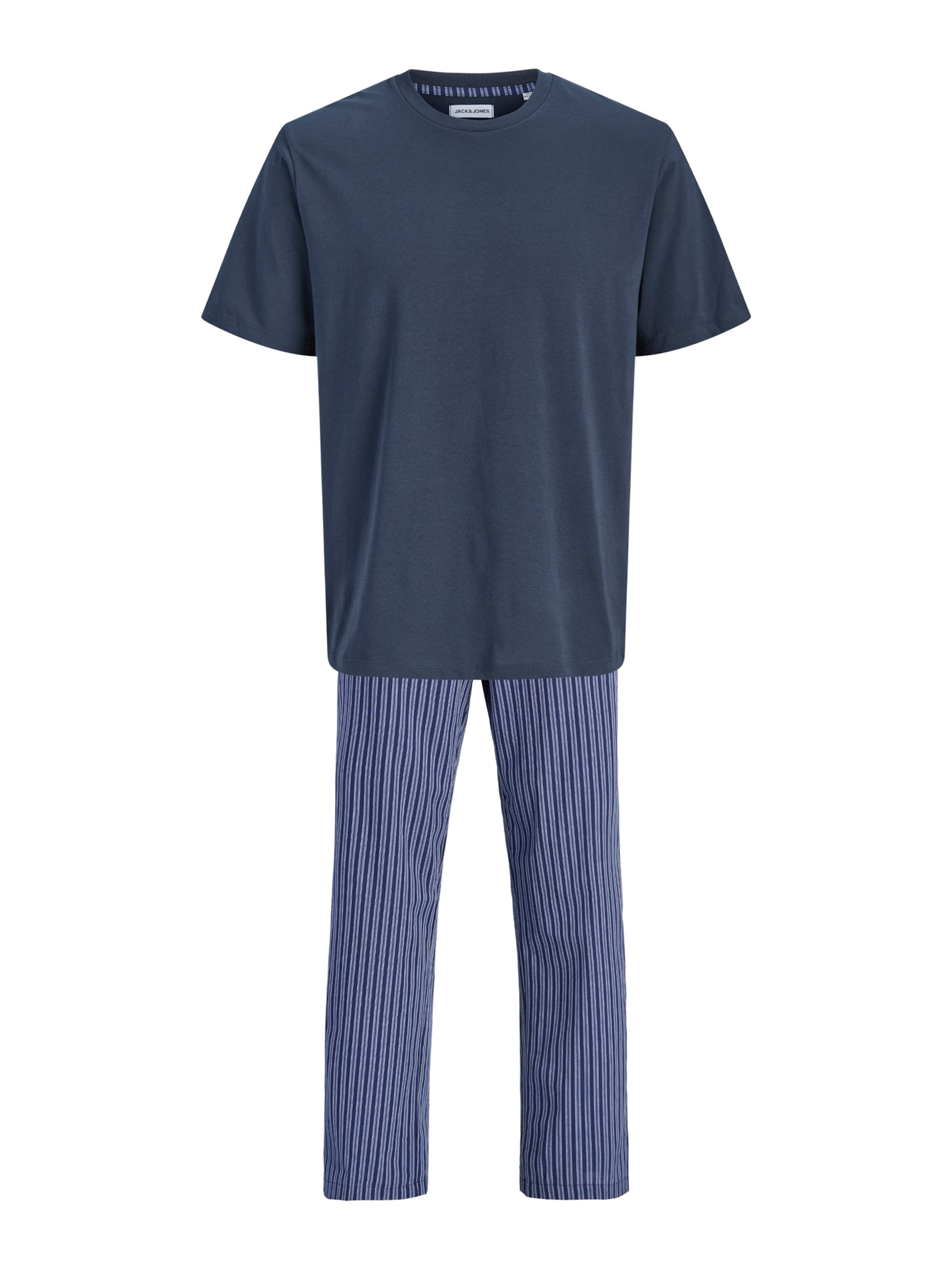 JACK & JONES Dlhé pyžamo 'JACMILLER' - Modrá: predná strana