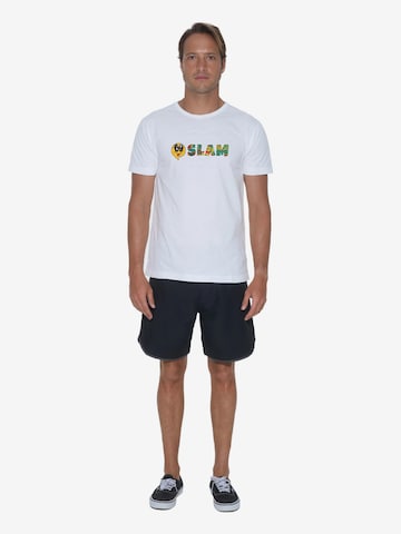 69Slam - Camiseta en blanco: frente