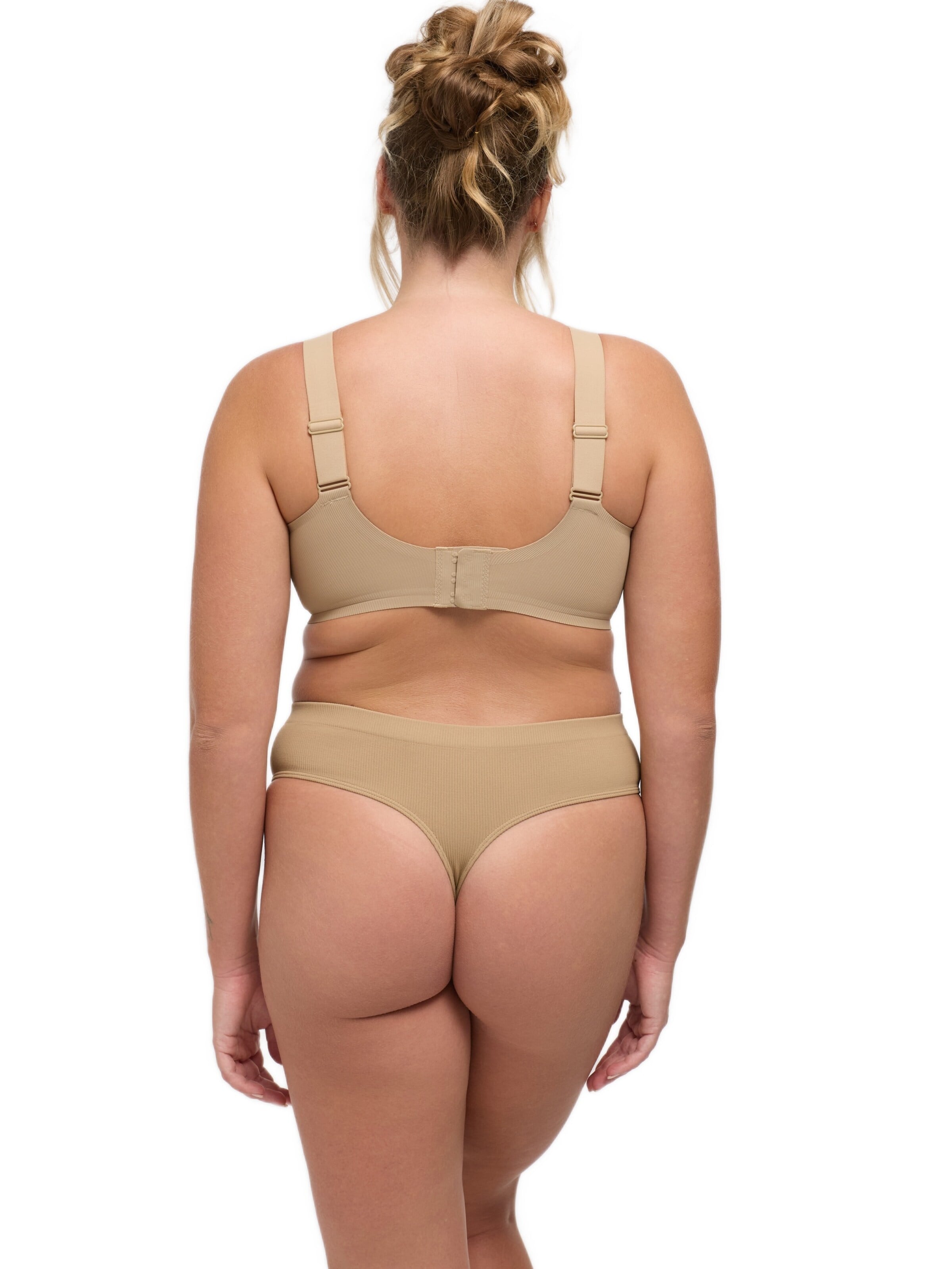cfab Pienentävät Pienentävät rintaliivit 'Rib Comfort Minimizer BH' värissä beige