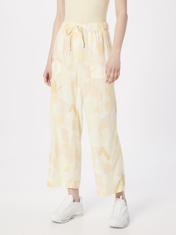 Regular Pantalon GAP en jaune : devant