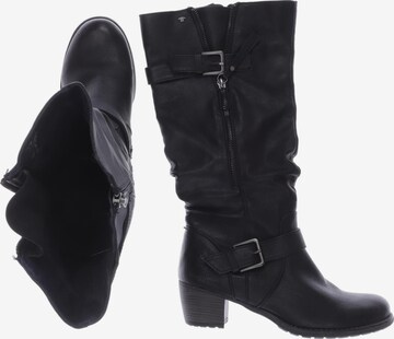 TOM TAILOR DENIM Dress Boots in 38 in Black: front