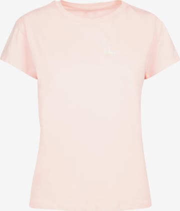 Merchcode Shirt 'Be Happy' in Pink: front