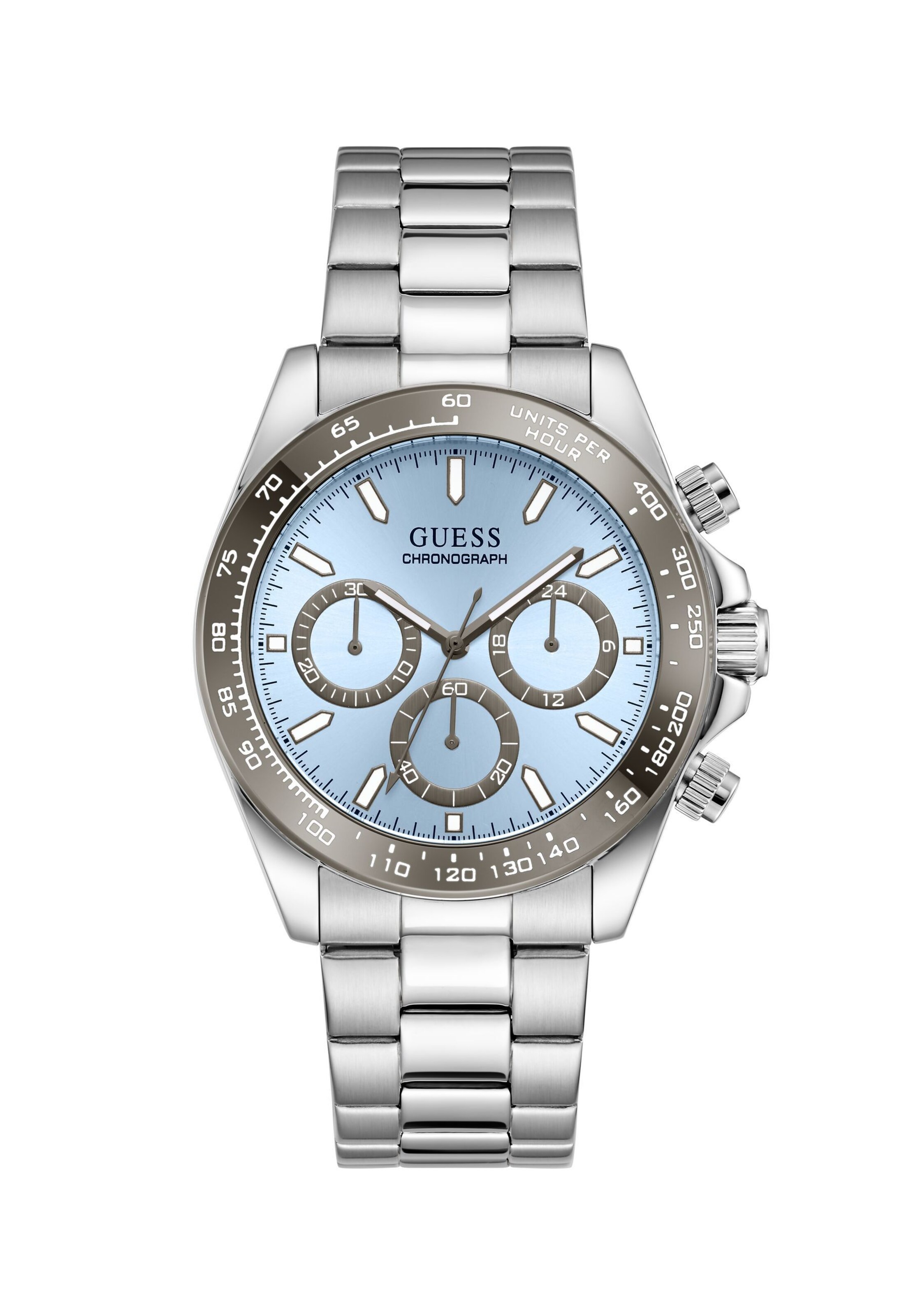 Orologio analogico 'ARTHUR' di GUESS in argento: frontale