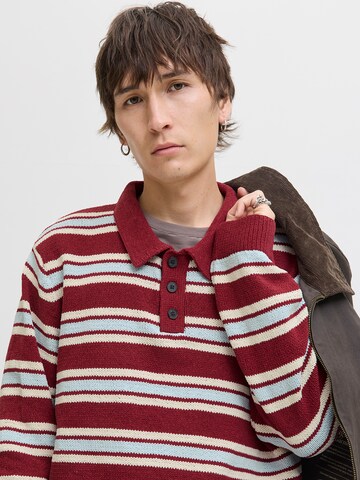 Pull-over 'JORCambridge' JACK & JONES en rouge