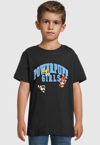 T-Shirt 'Powerpuff Girls - Collegiate' ABSOLUTE CULT en noir : devant