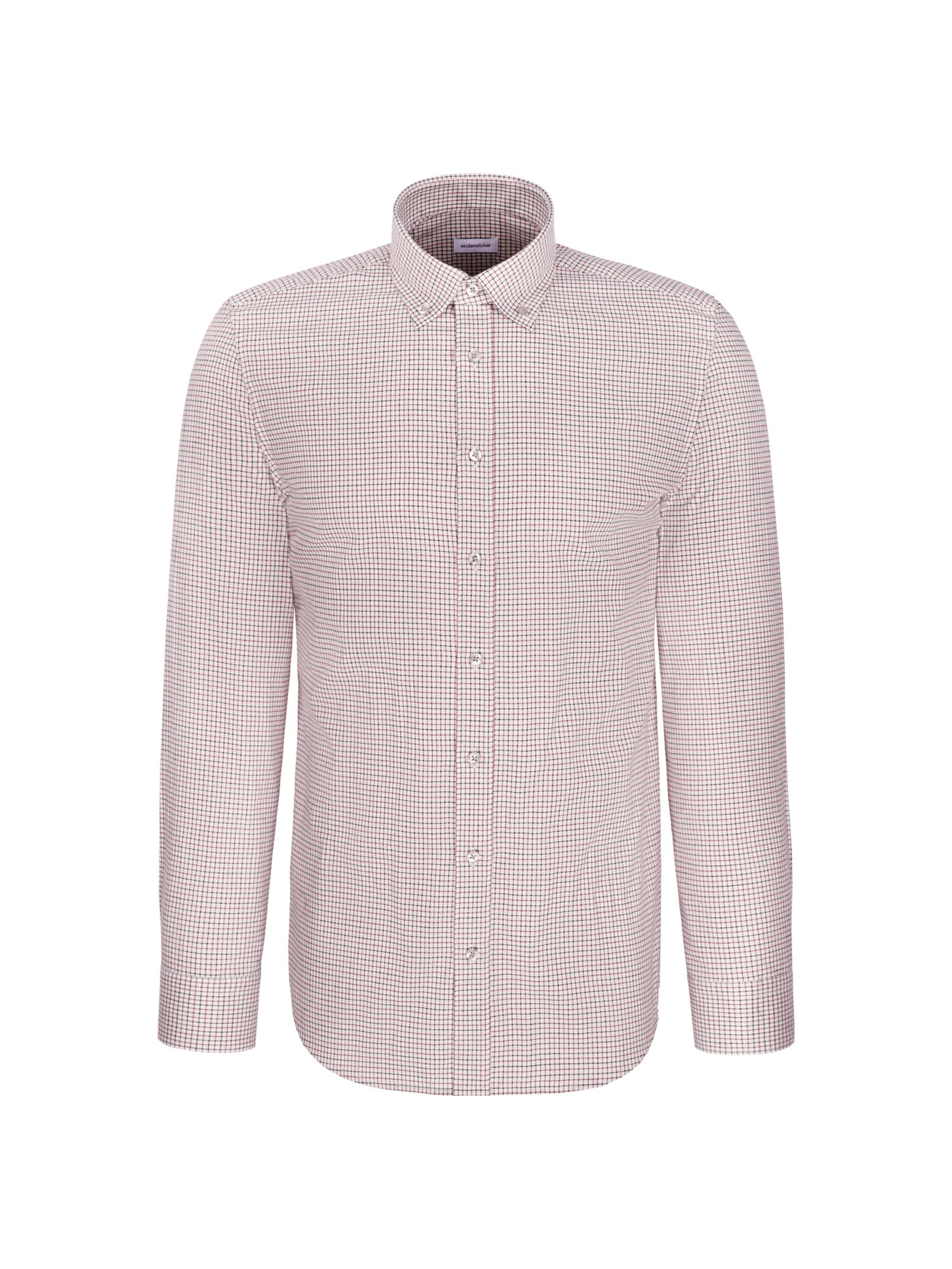 SEIDENSTICKER Slim fit Overhemd in Rood: voorkant