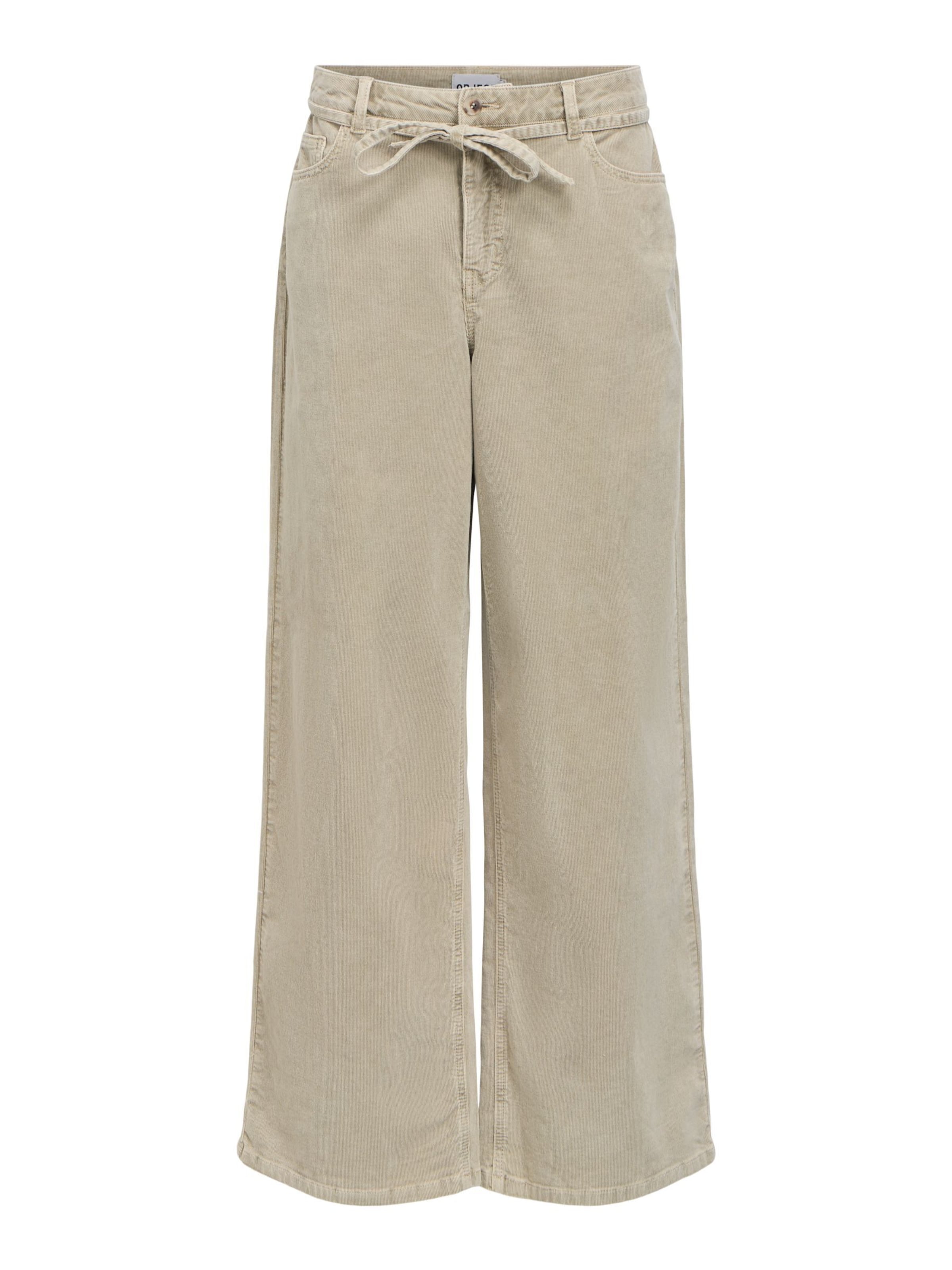 OBJECT - Pierna ancha Pantalón 'OBJRosie' en beige: frente