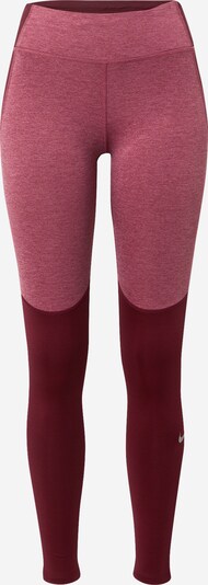NIKE Pantalon de sport 'Fast Warm' en baie / violet chiné, Vue avec produit