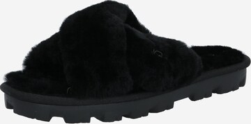 UGG Huisschoenen 'FUZZETTE' in Zwart: voorkant