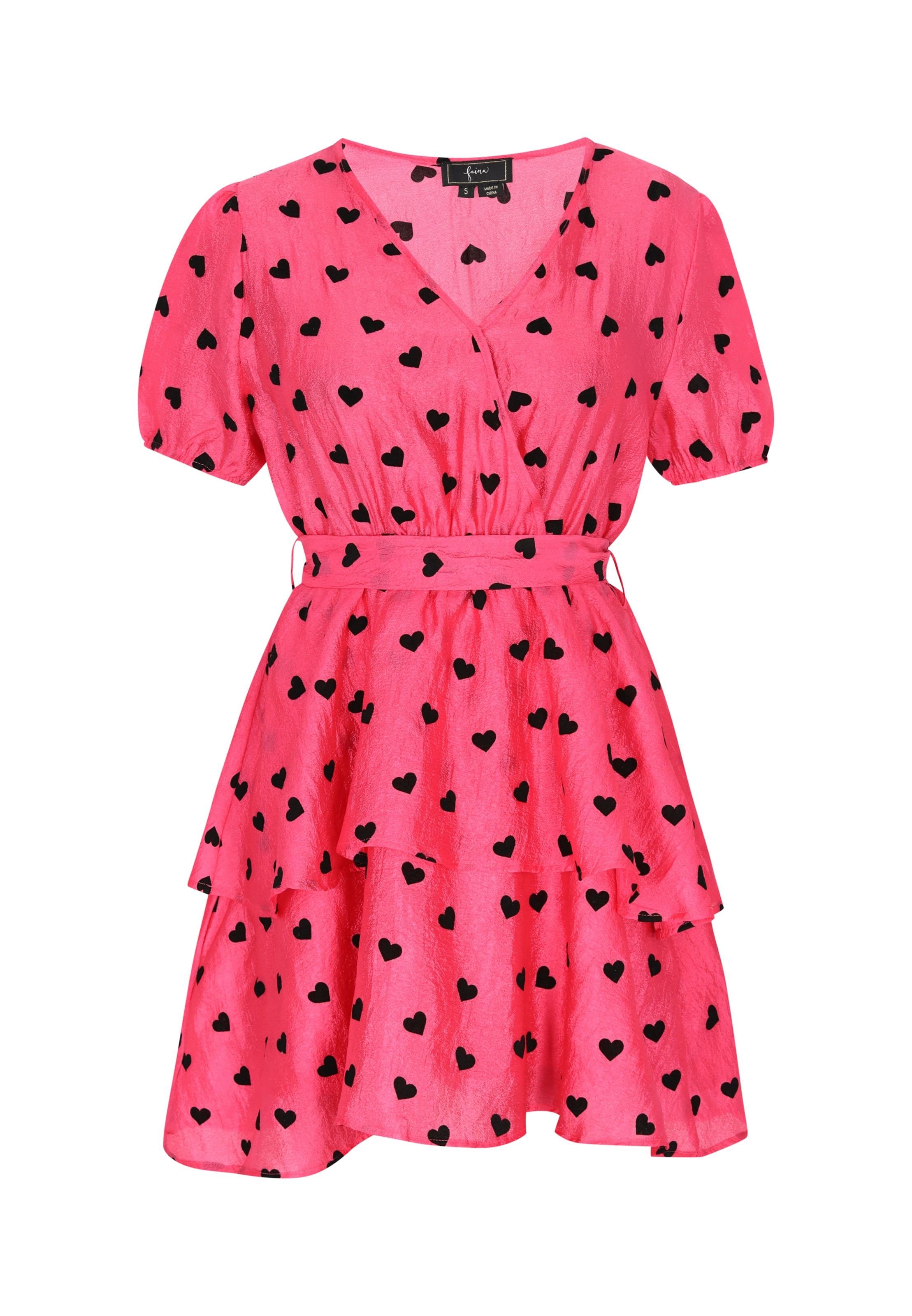 faina Koktejl obleka 'Fashion Look' | roza barva: sprednja stran