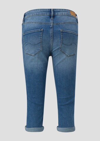 QS Slimfit Jeans 'Catie' in Blau: zadná strana