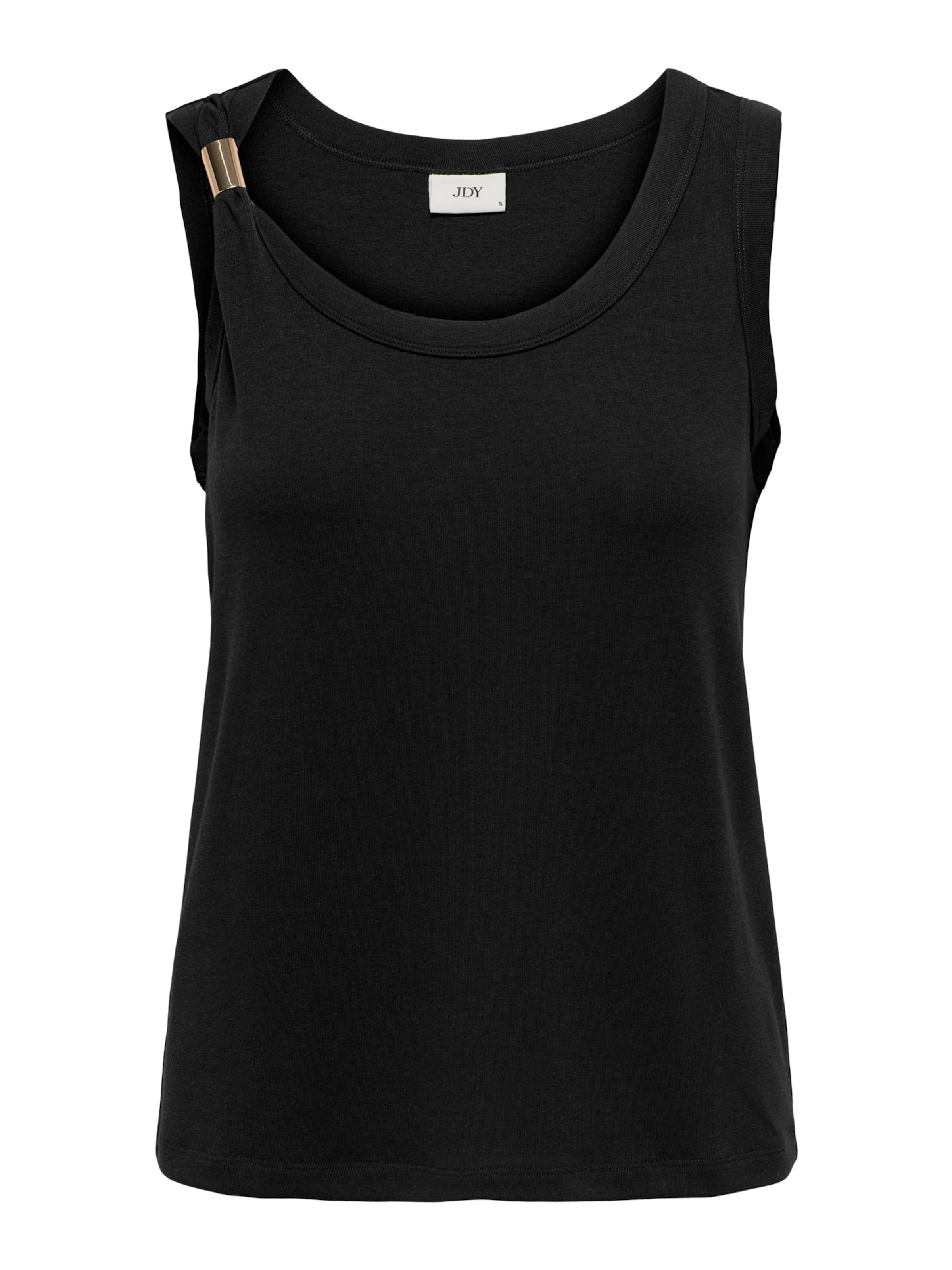 JDY Top 'JDYUFFA' - Čierna: predná strana