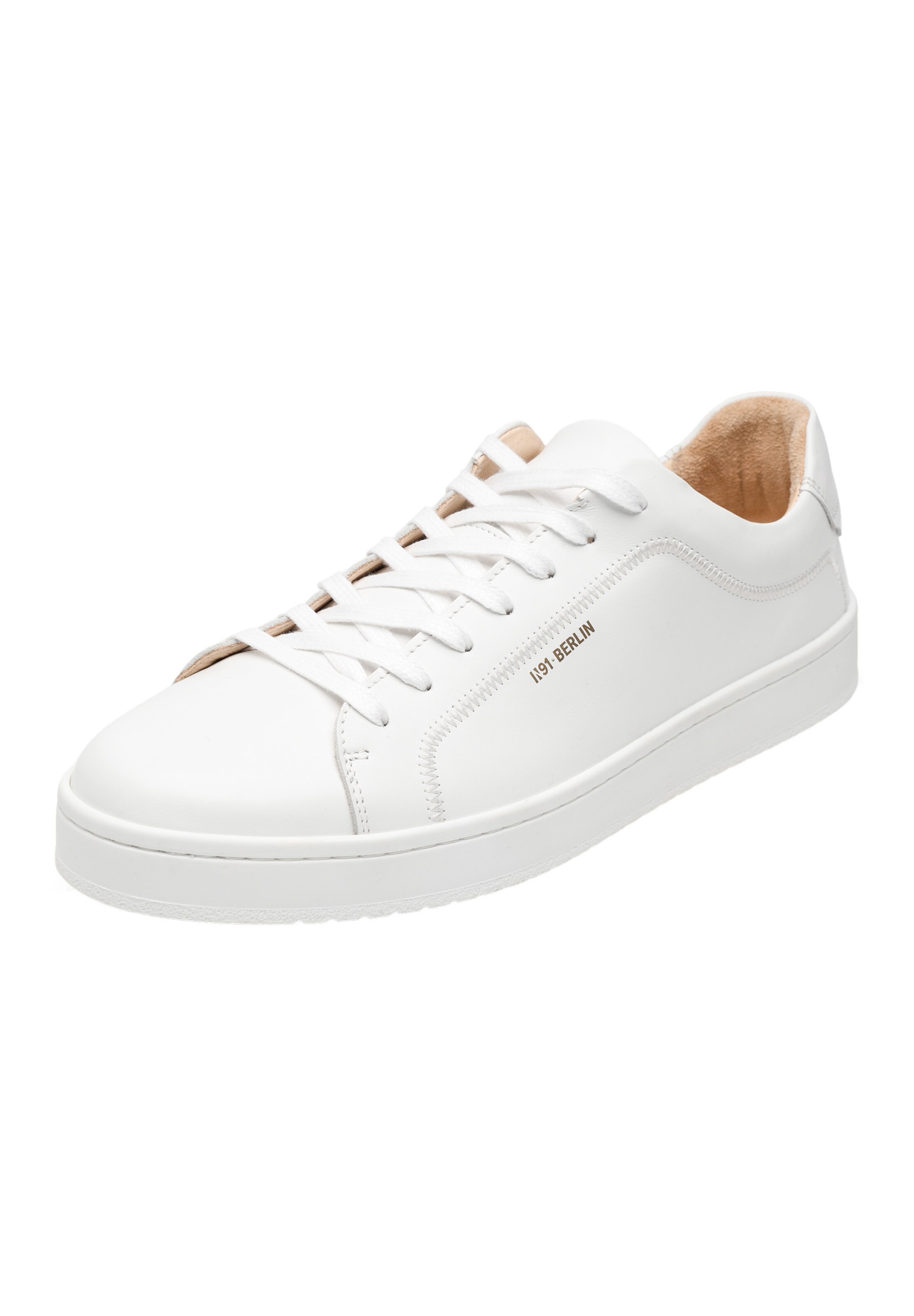 N91 Platform trainers 'Original Draft' in White: front