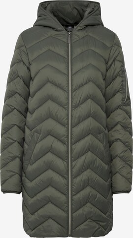 Fransa Winter Coat in Green: front