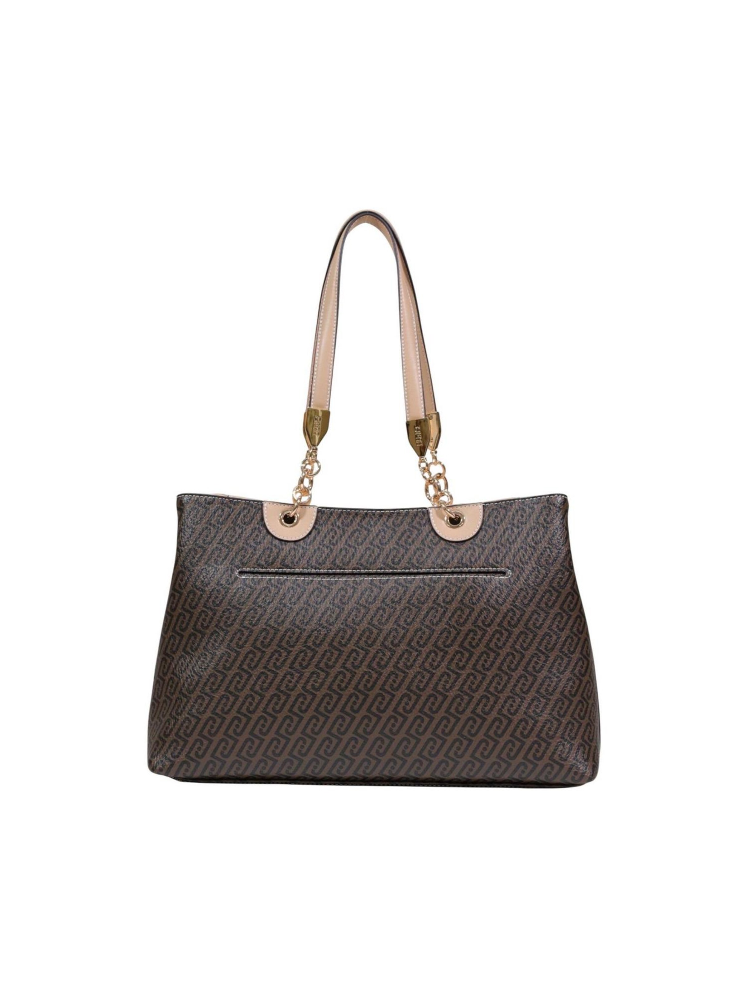 Borsa a spalla 'M TOTE AA6104 E1118' di Liu Jo in marrone