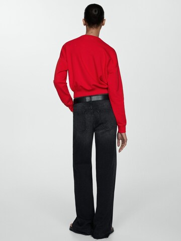 MANGO Mikina 'SWEATY' – červená