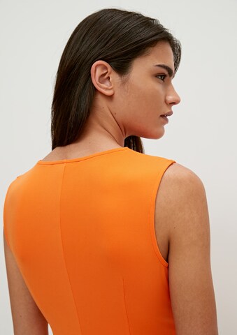 COMMA Kleid in Orange