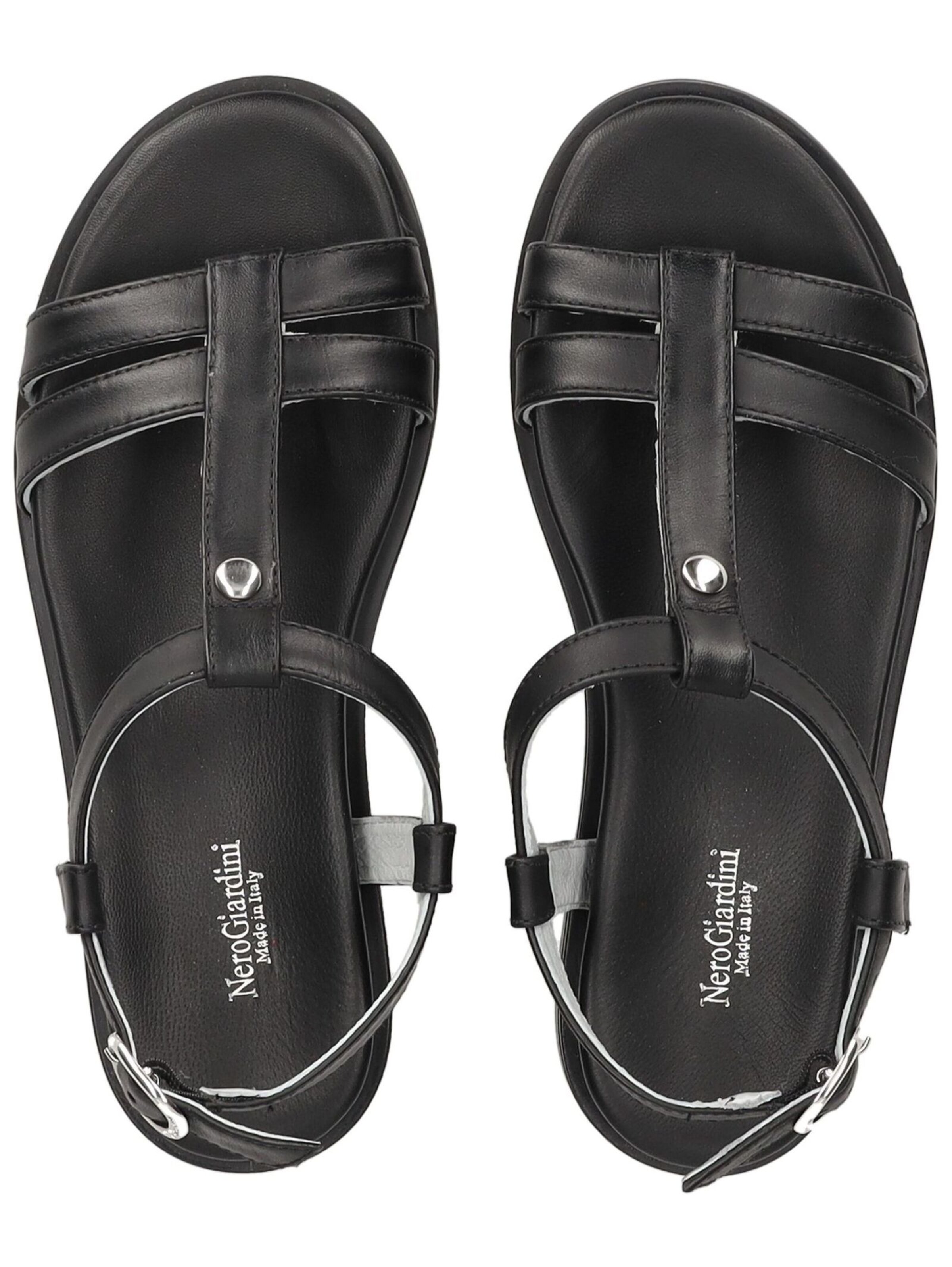 Nero Giardini Strap Sandals in Black
