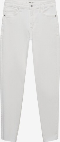 MANGO Skinny Jeans 'ISA' i vit: framsida