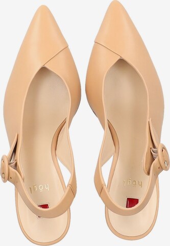 Högl Slingback Pumps in Beige