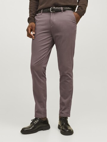 JACK & JONES Slimfit Hose 'JJMarco Bowie' in Lila: Vorderseite