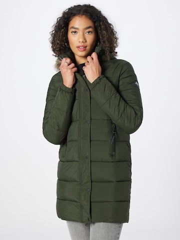 Superdry Winterjas in Groen: voorkant