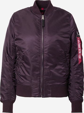 ALPHA INDUSTRIES Prehodna jakna | vijolična barva: sprednja stran