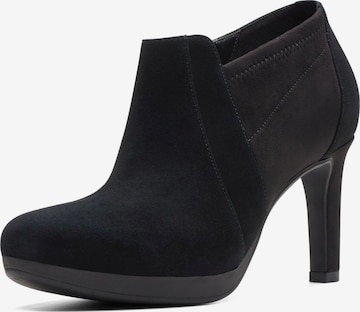 CLARKS Booties in Black: front