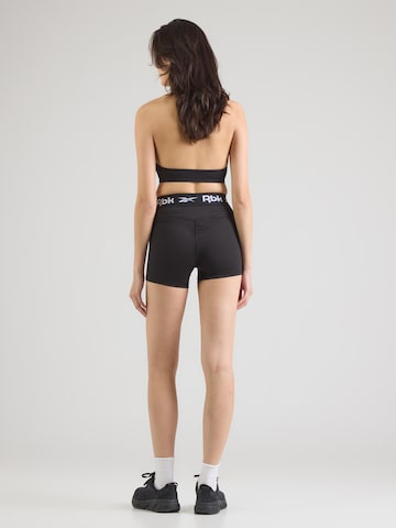 Reebok Skinny Športové nohavice 'ID TRAIN' - Čierna