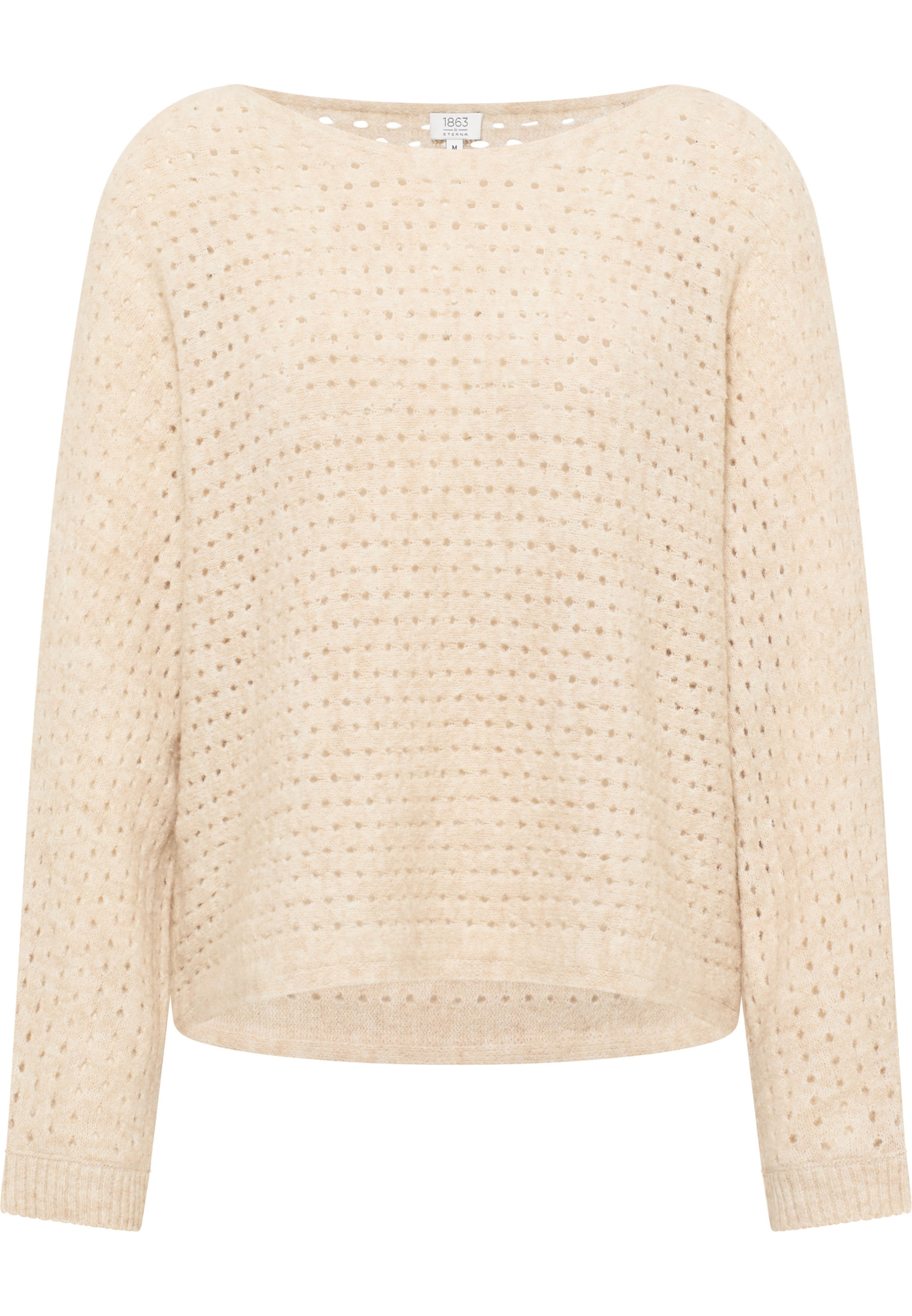 ETERNA Sweater '1863' in Beige: front