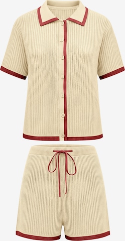 Imily Bela Костюм с панталон в бежово: отпред