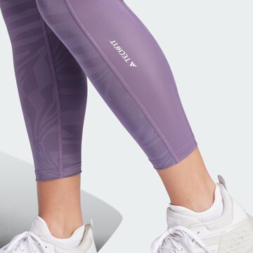 ADIDAS PERFORMANCE Skinny Sporthose in Lila