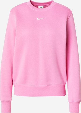 Sweat-shirt 'Phoenix Fleece' Nike Sportswear en rose : devant