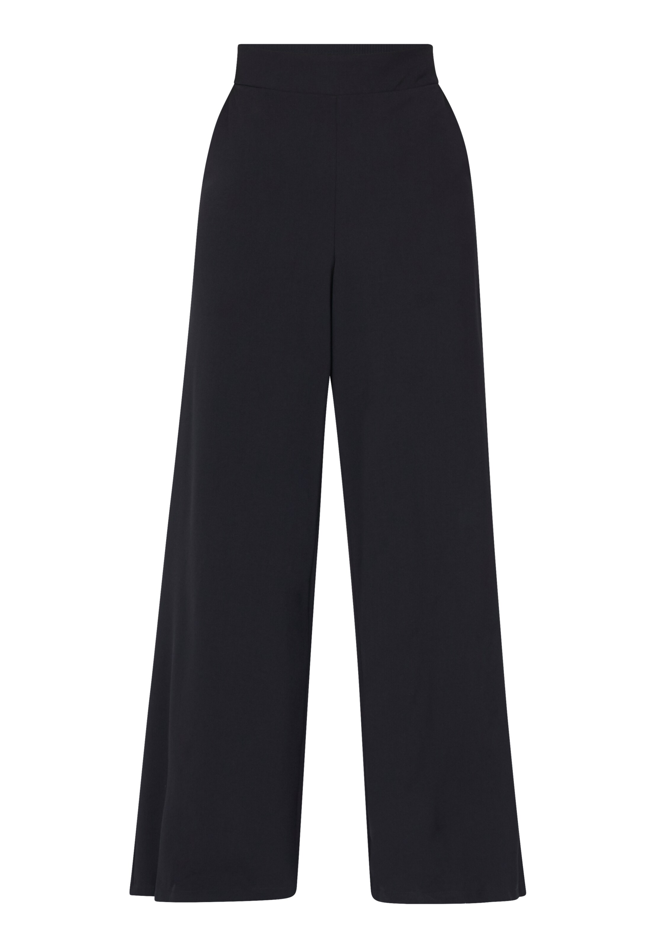 SISTERS POINT Wide Leg Hose 'NYLA' in Schwarz: Vorderseite